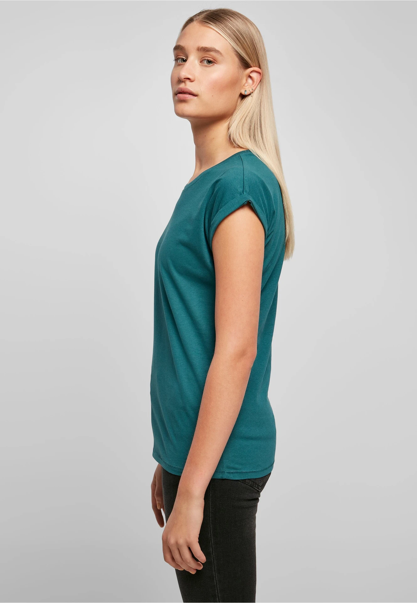 Build Your Brand Ladies Extended Shoulder Tee
