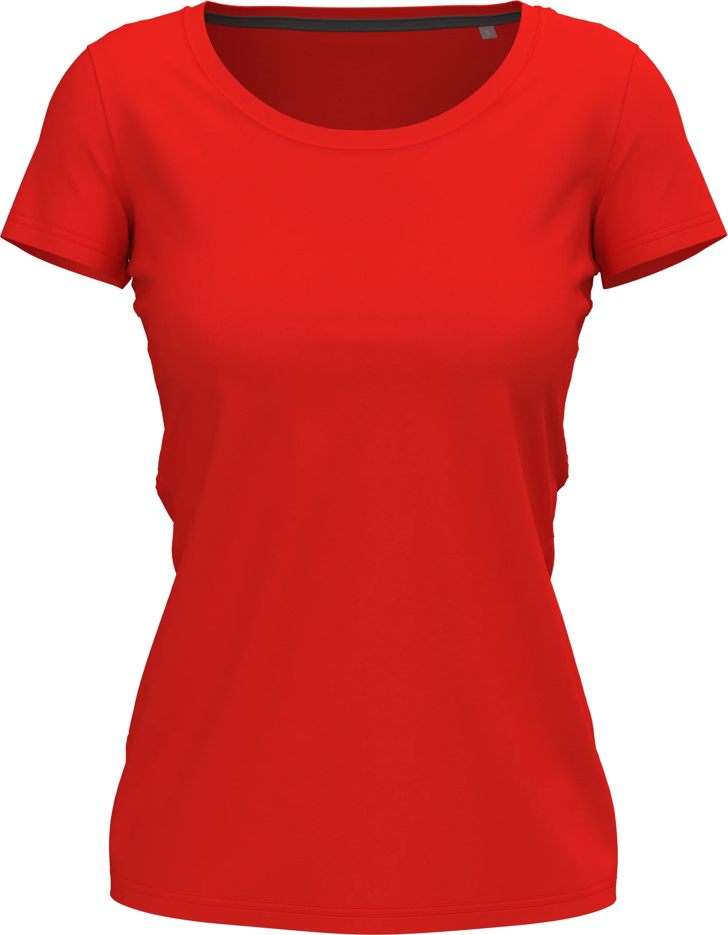 stedman-st9700-crew-neck-t-shirt-claire-scarletred-front-4 Stedman Claire Crew Neck for women