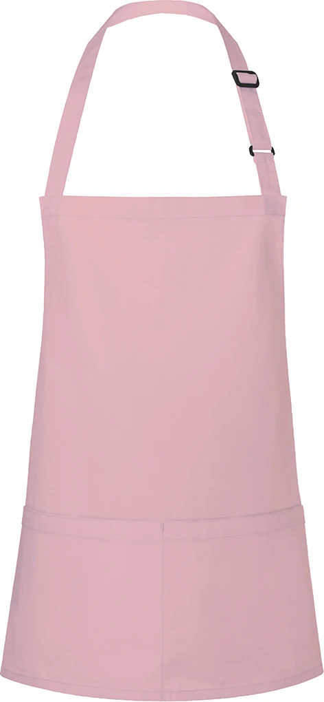 karlowsky-bls6-kurze-latzschuerze-basic-mit-schnalle-und-tasche-rose-front-3 KARLOWSKY kurze Latzschürze Basic mit Schnalle und Tasche
