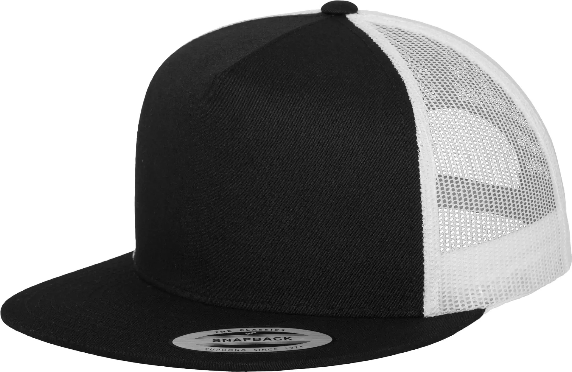 flexfit-6006t-classic-trucker-2-tone-black-white-front-1 FLEXFIT Classic Trucker 2-Tone