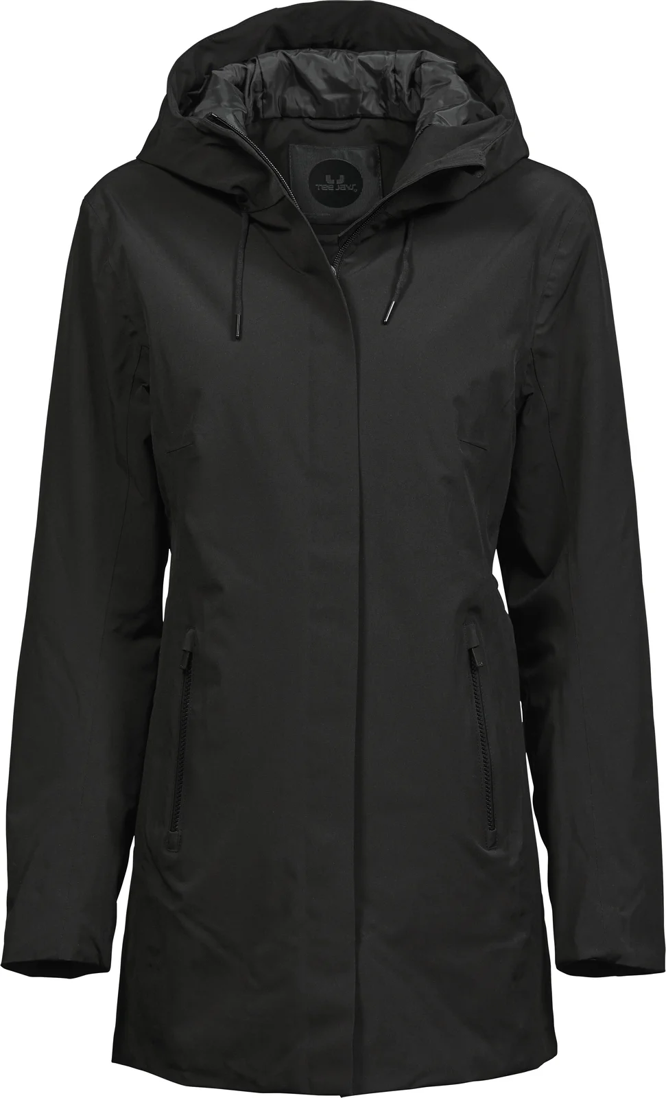 tee-jays-9609-womens-all-weather-parka-black-front-1 Tee Jays Women's All Weather Parka