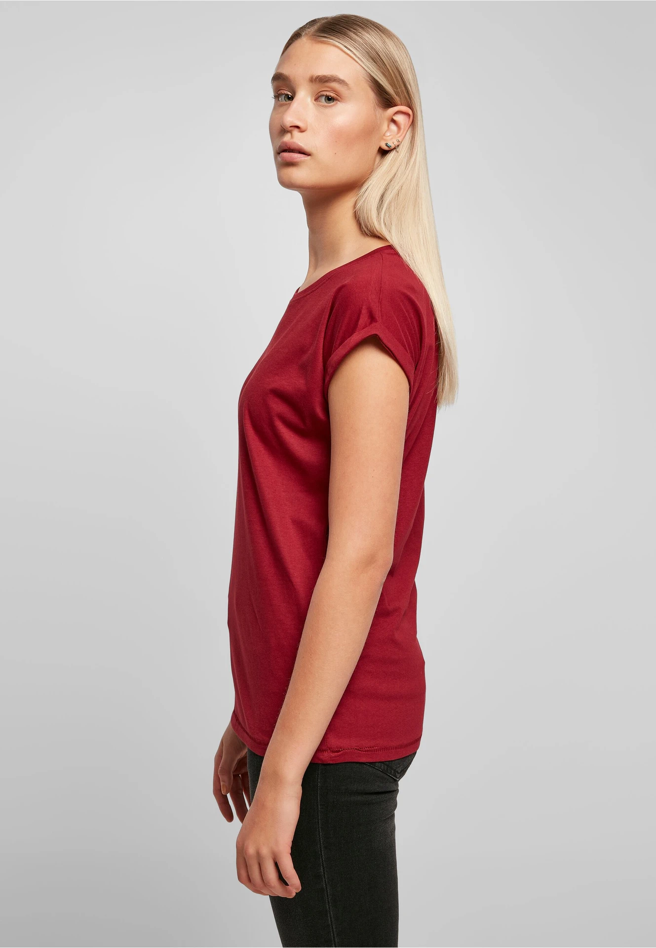 Build Your Brand Ladies Extended Shoulder Tee