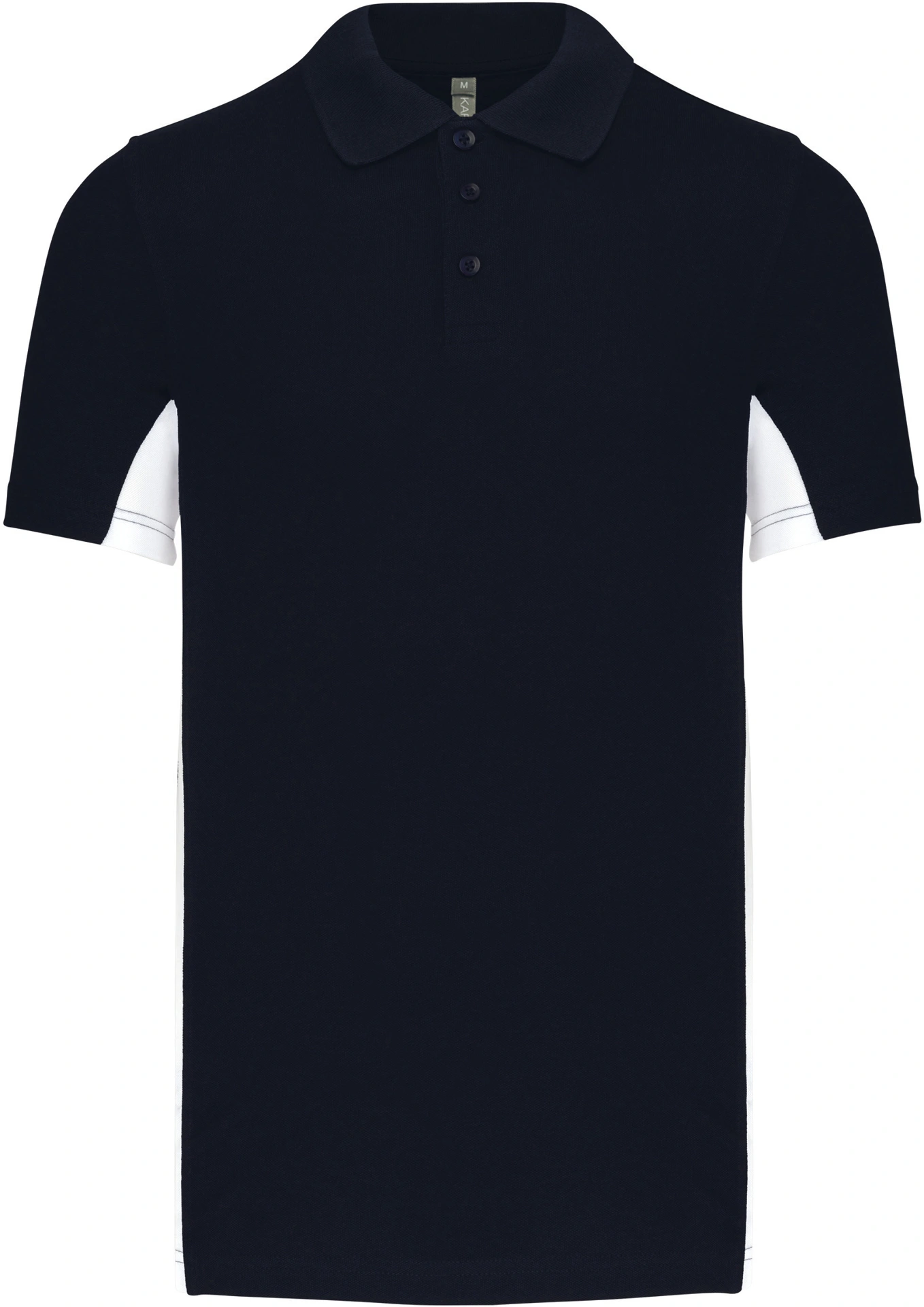 Kariban 2-farbiges Polo "Flag"