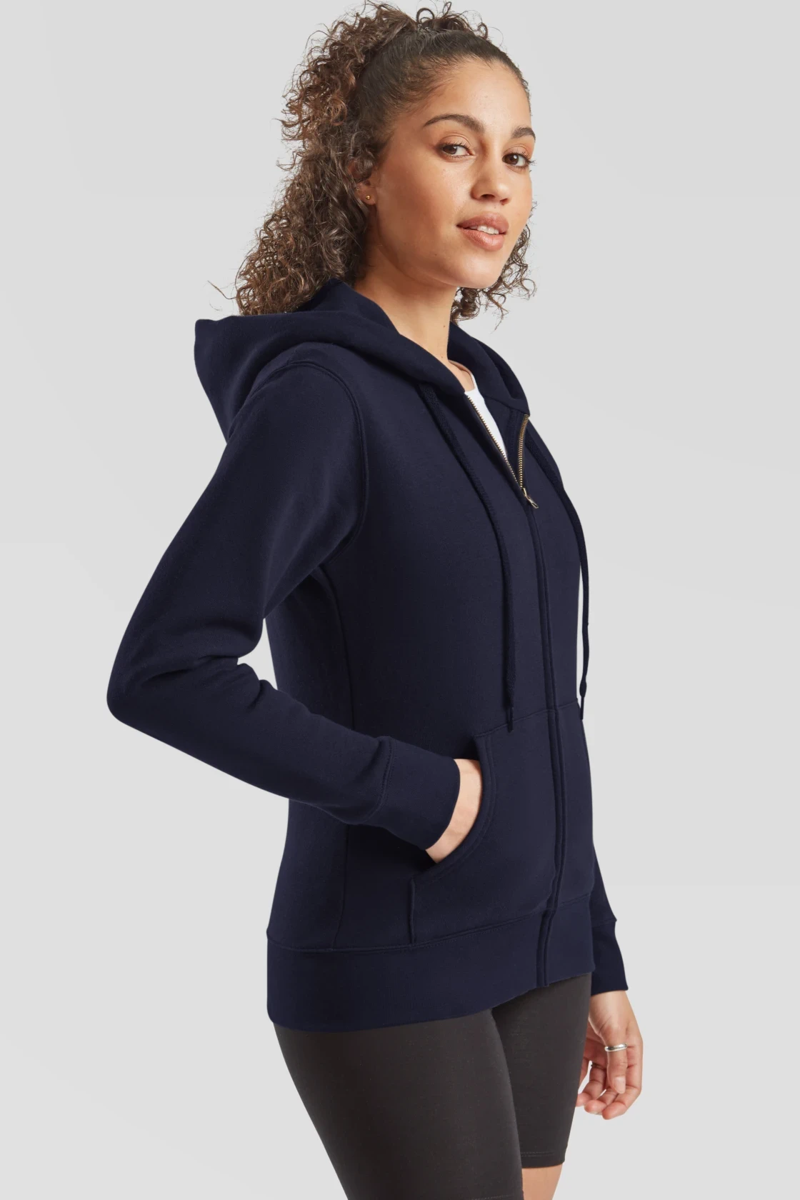 F.O.L. Ladies Premium Hooded Sweat Jacket