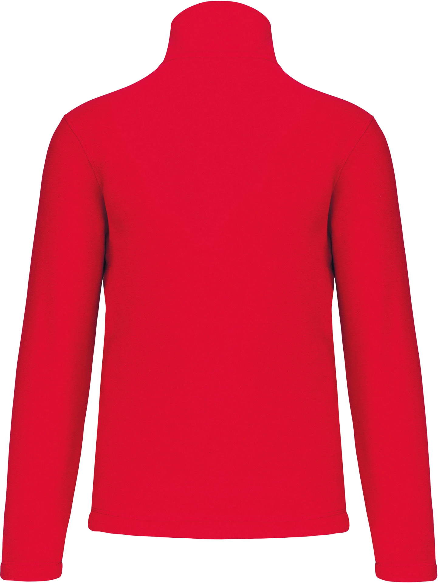 kariban-K912-microfleece-pullover-mit-viertel-zip-enzo-red-back-6 Kariban Microfleece Pullover mit 1/4 Zip "Enzo"