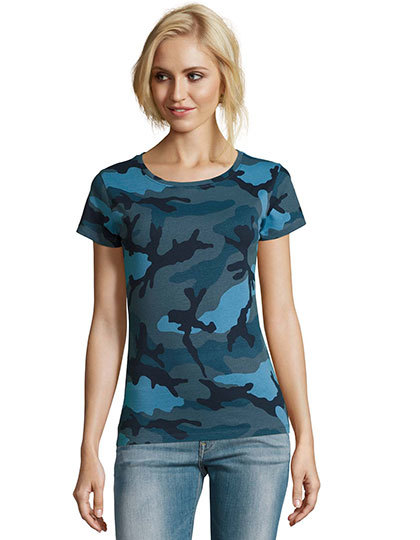 SOL'S Women's Camo T-Shirt