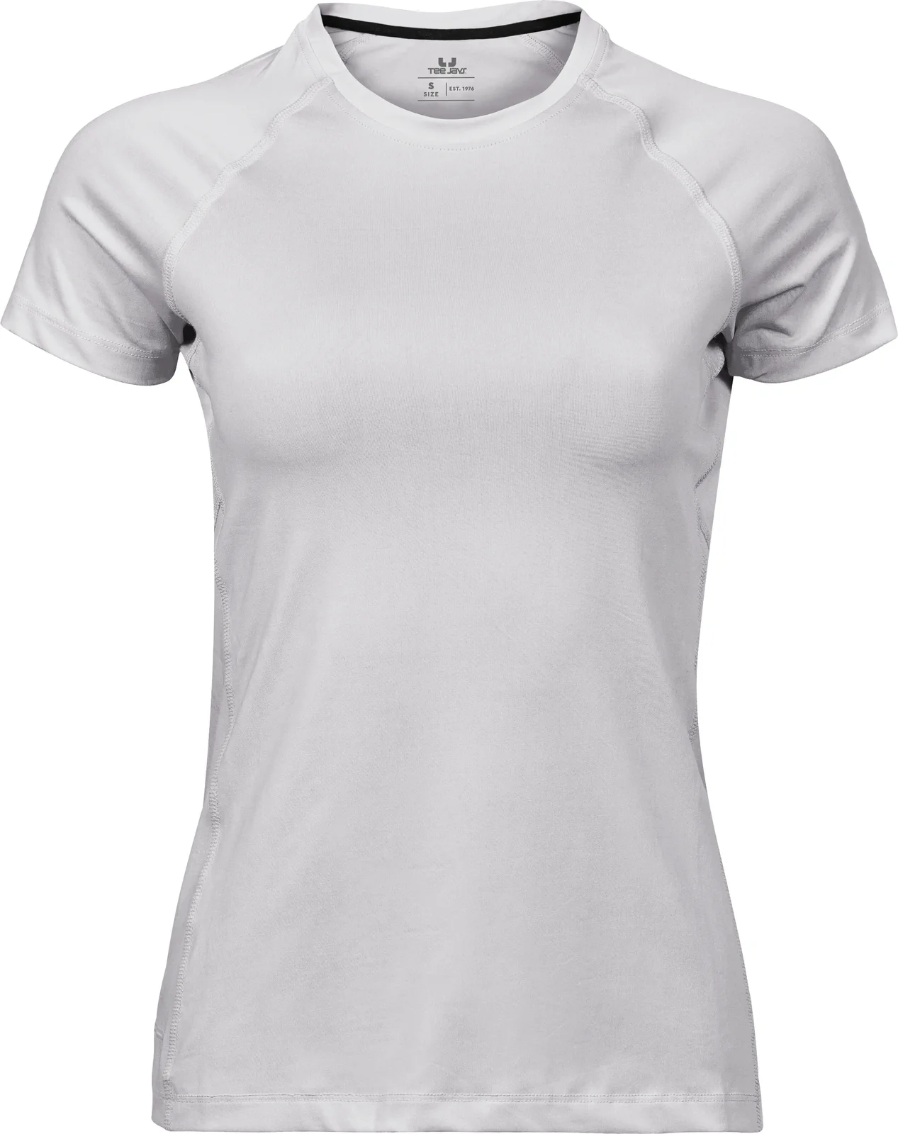 tee-jays-7021-womens-cooldry-t-shirt-white-front-1 Tee Jays Women's CoolDry Tee