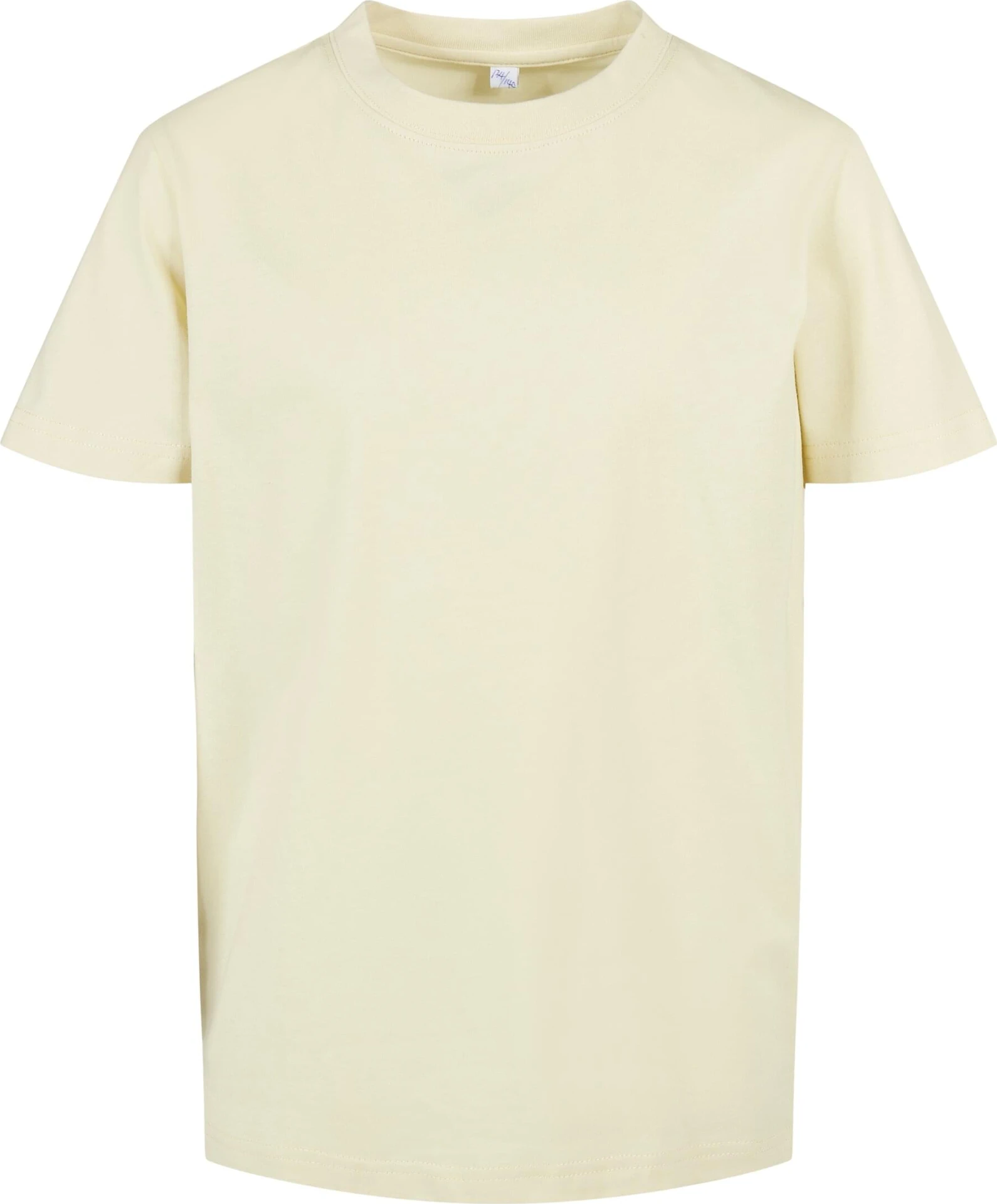 BYB-BY158-kids-basic-t-shirt-softyellow-front-4 Build Your Brand Kids Basic Tee 2.0