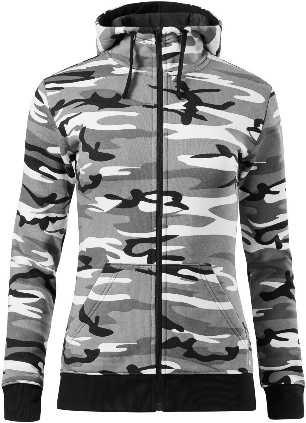 MALFINI Sweatshirt Damen Camo Zipper C20 MALFINI Sweatshirt Damen Camo Zipper C20