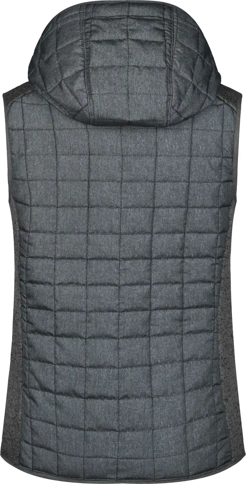 James & Nicholson Ladies Knitted Hybrid Vest