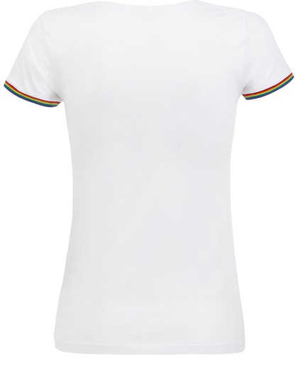 SOL'S Women's Short Sleeve T-Shirt Rainbow SOL'S Women's Short Sleeve T-Shirt Rainbow