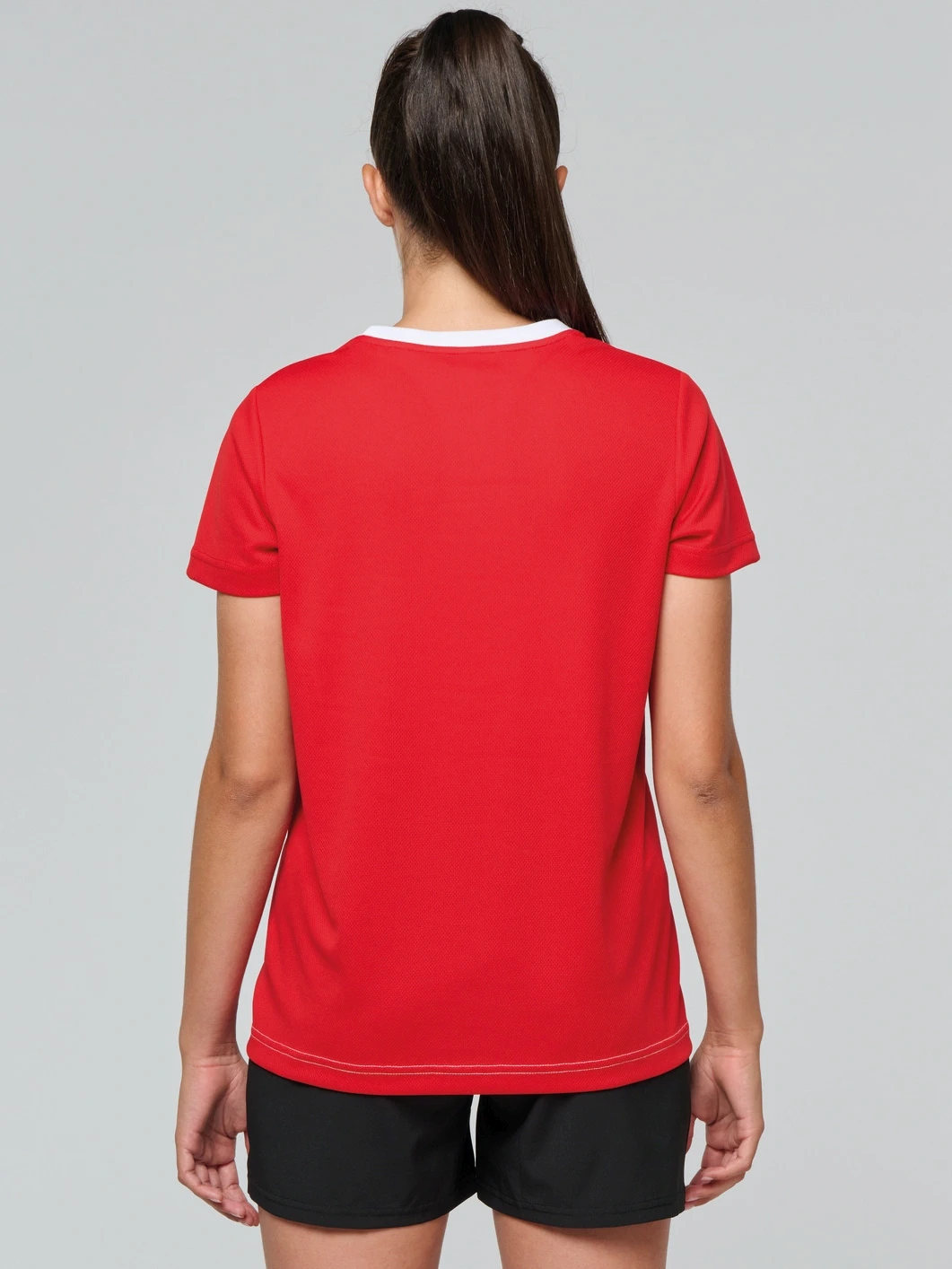 kariban-PA4015-damen-kontrast-sport-shirt-model-2 Kariban Damen Kontrast Sport Shirt