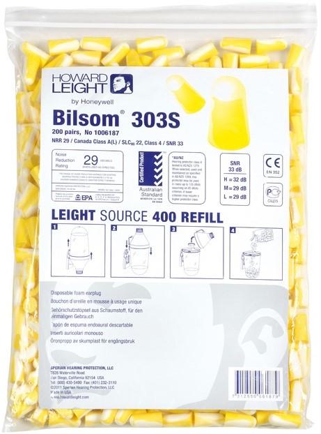 Howard Leight Nachfüllbeutel 200 Paar Bilsom 303S