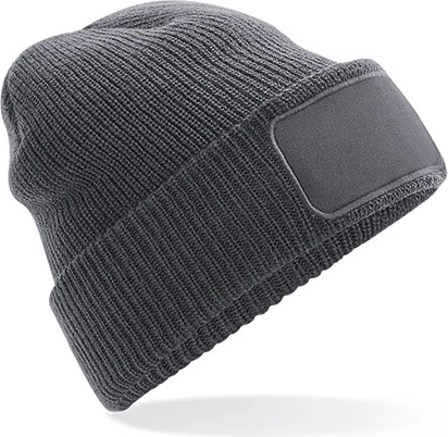 beechfield-b440-thinsulate-patch-beanie-graphitegrey-front-1 Beechfield Thinsulate™ Patch Beanie