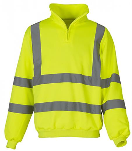 YOKO Hi Vis 1/4 Zip Sweatshirt