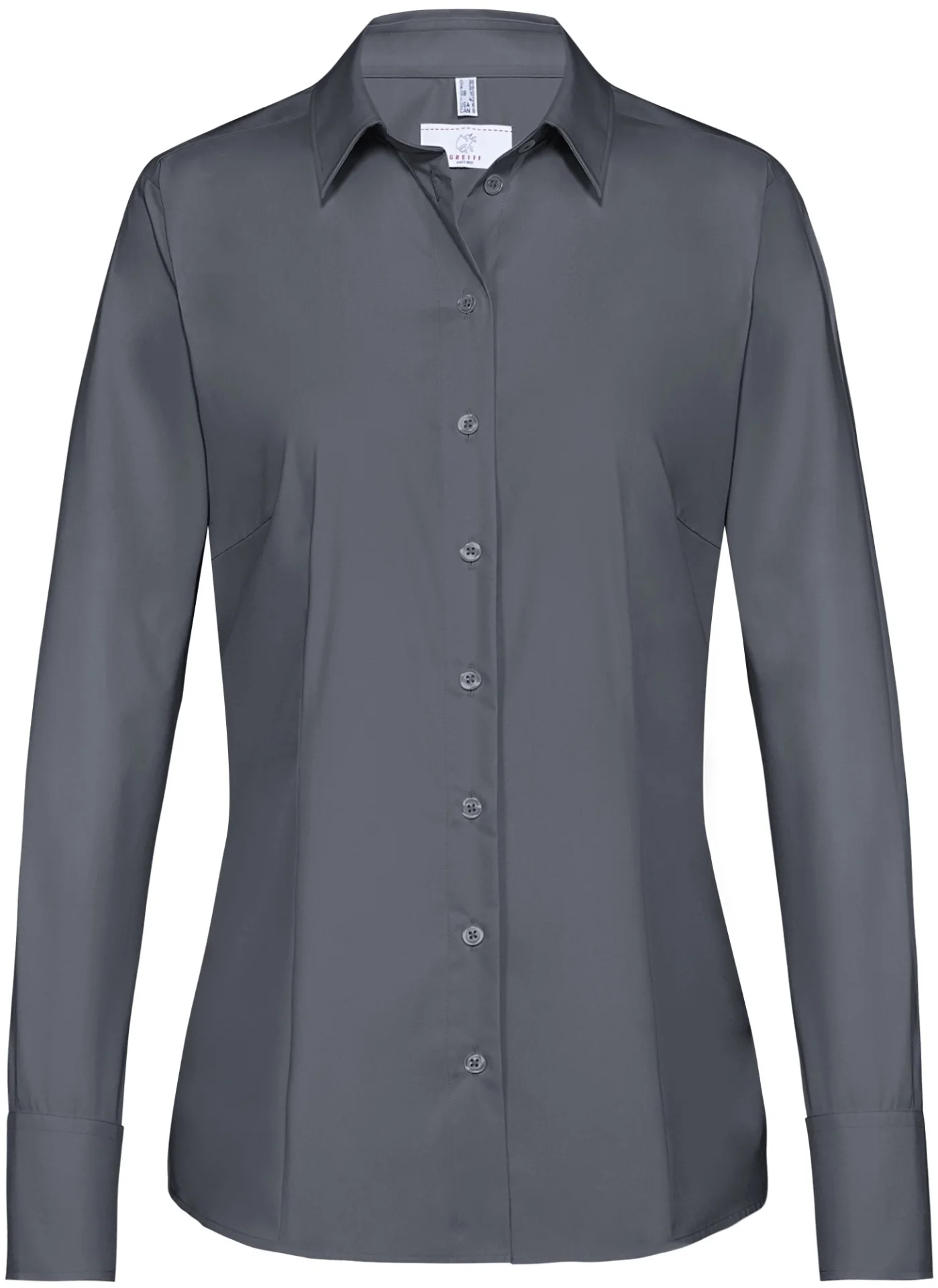 greiff-6515-damen-bluse-11-rf-basic_1120_anthrazit-front-2 GREIFF Damen Bluse BASIC Regular Fit