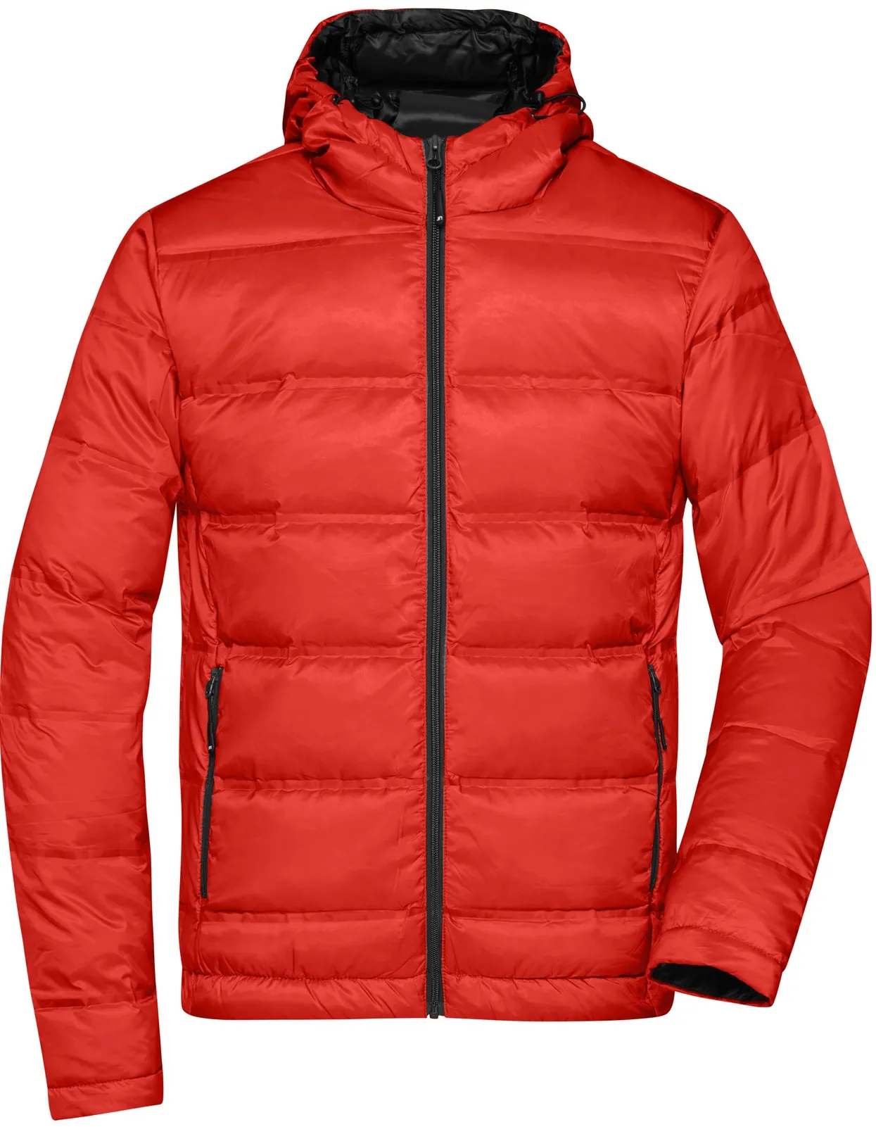 James & Nicholson Men's Hooded Down Jacket