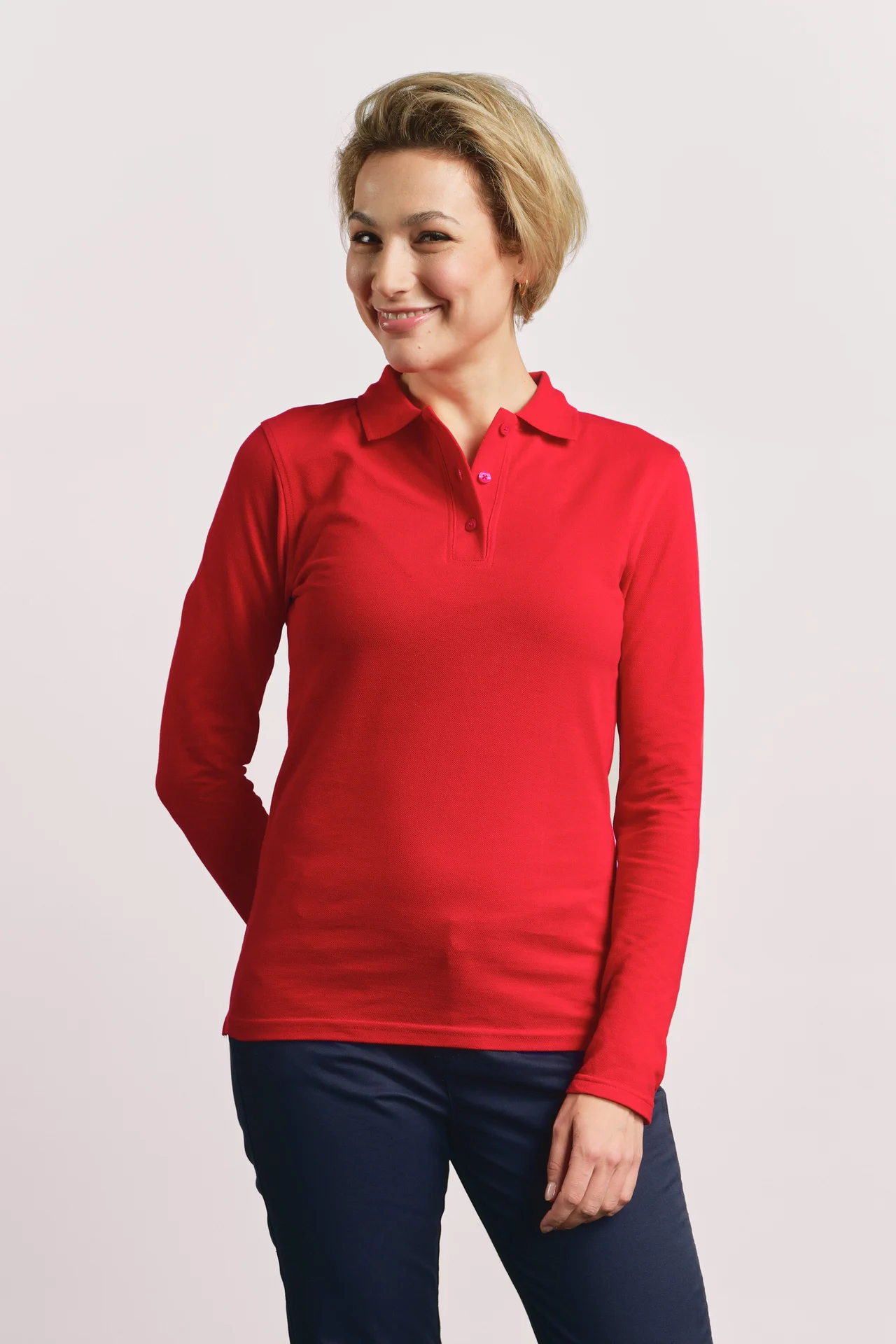 Promodoro Women's Heavy Polo Longsleeve