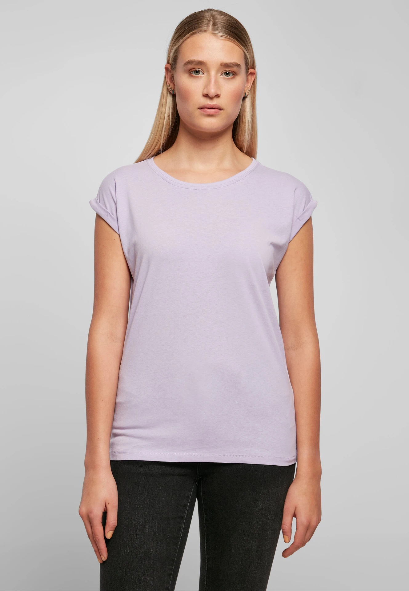 Build Your Brand Ladies Extended Shoulder Tee