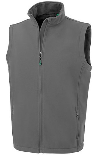 Result Mens Recycled 2-Layer Printable Softshell Bodywarmer
