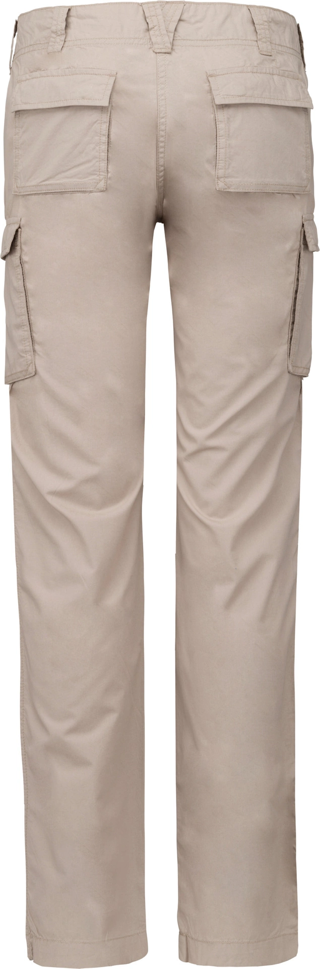 kariban-K746-damen-hose-beige-back-6 Kariban Leichte Damenhose mit mehreren Taschen