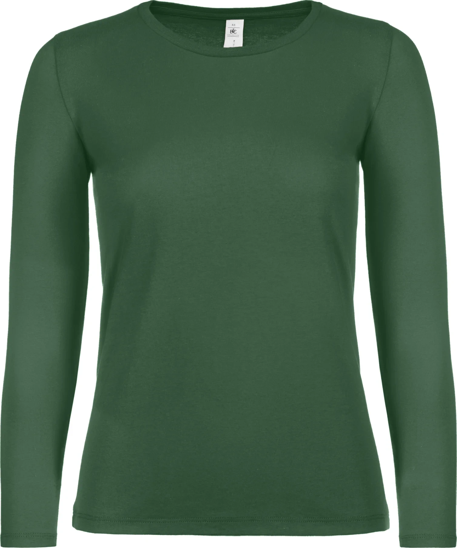 BC-TW06T-TShirt-E150-LSL-women-bottlegreen-0 B&C T-Shirt #E150 Long Sleeve Women