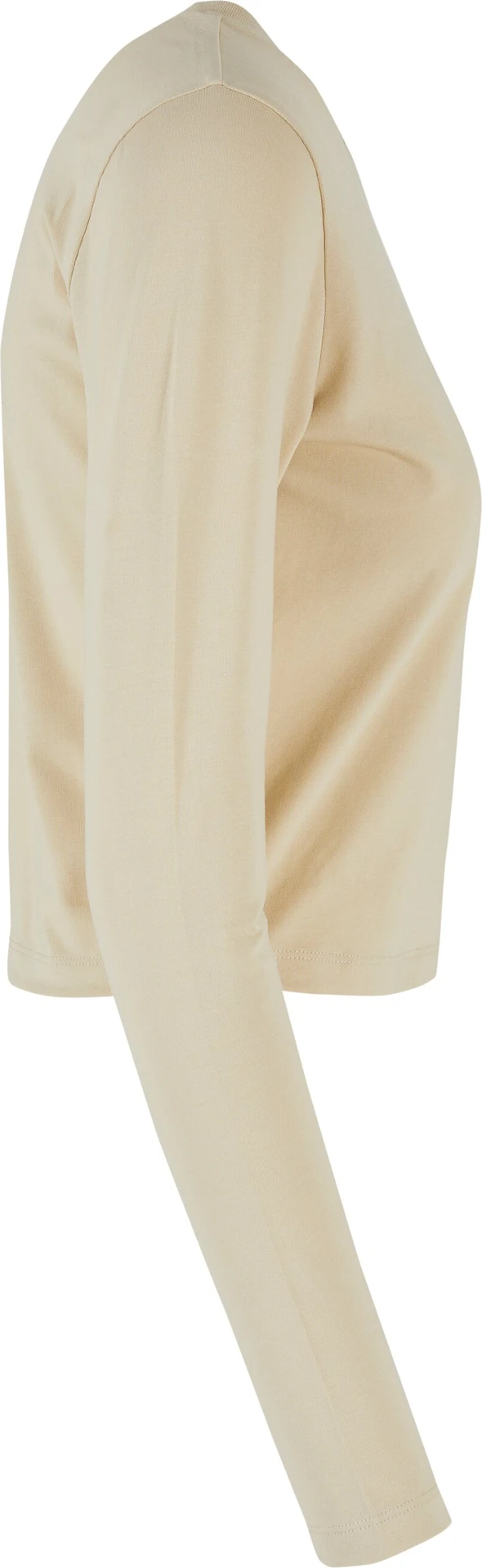BYB-BY261-ladies-short-longsleeve-t-shirt-sand-right-8 Build Your Brand Ladies Short Longsleeve Tee