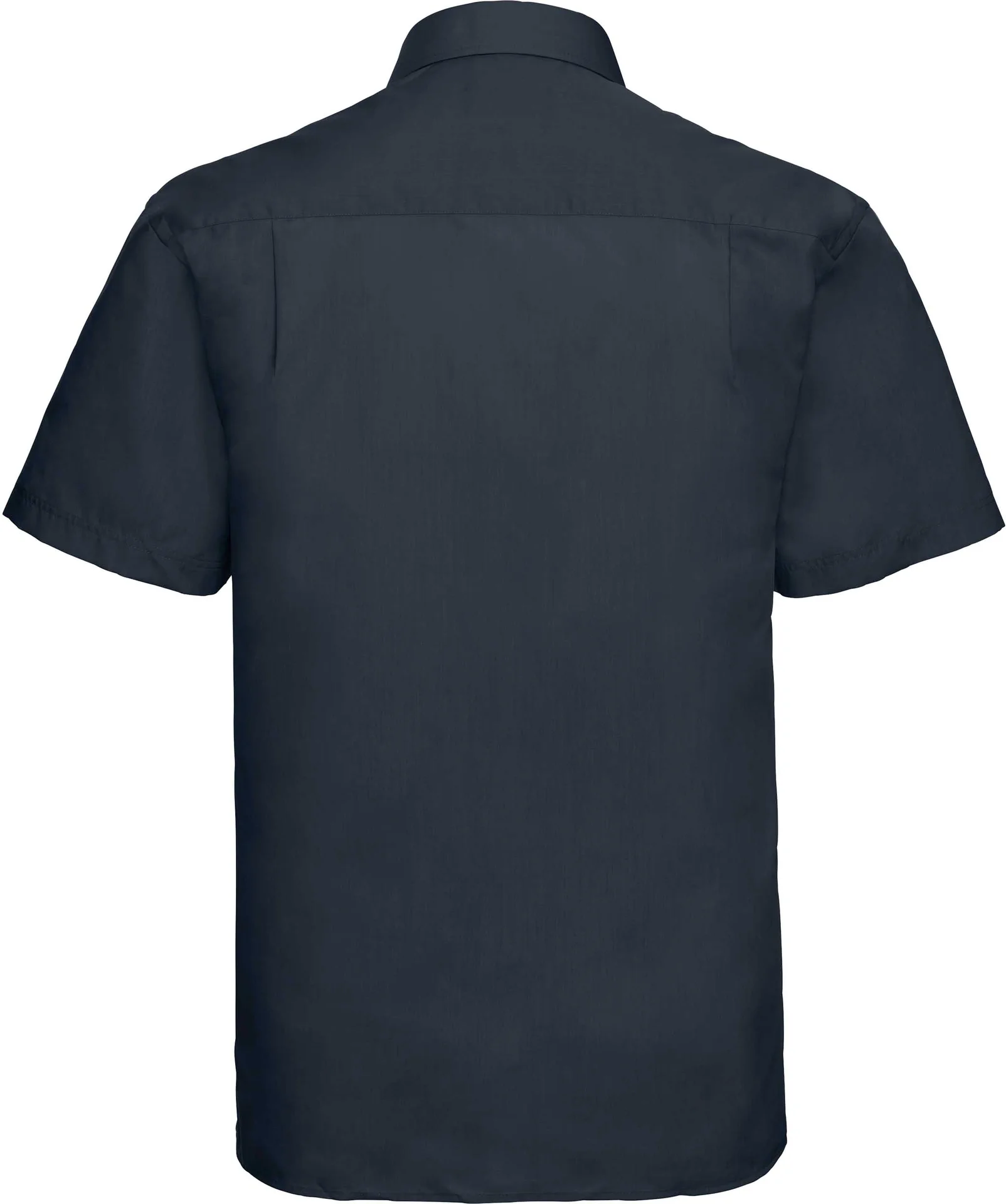 Russell Men's Short Sleeve Polycotton Easy Care Poplin Shirt