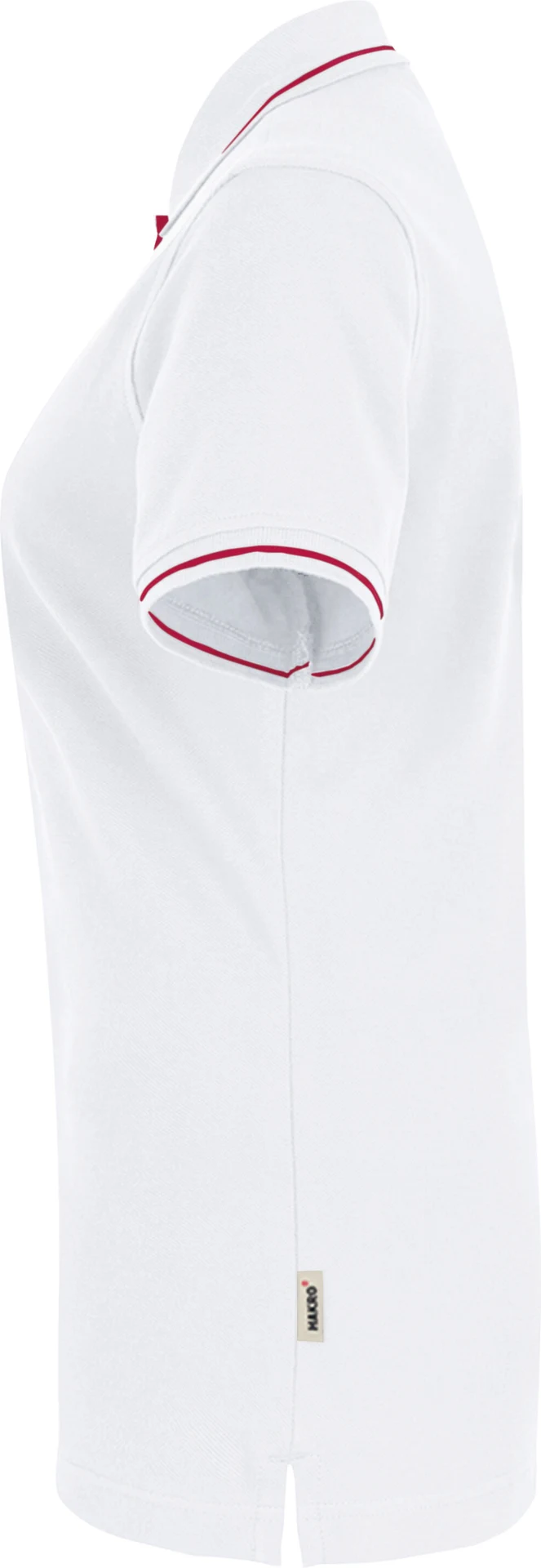 hakro-203-damen-poloshirt-casual-weiss-rot-2 HAKRO Women-Poloshirt 203 Casual