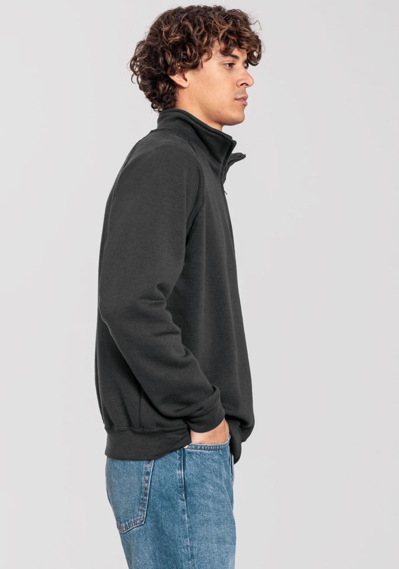 F.O.L. Iconic Premium Zip Neck Sweat