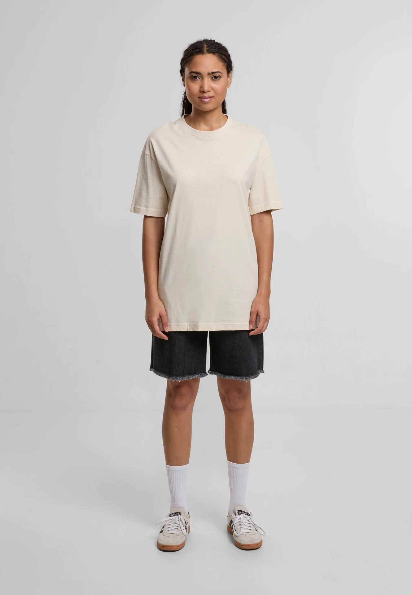Build Your Brand Ladies Oversized Boyfriend Tee