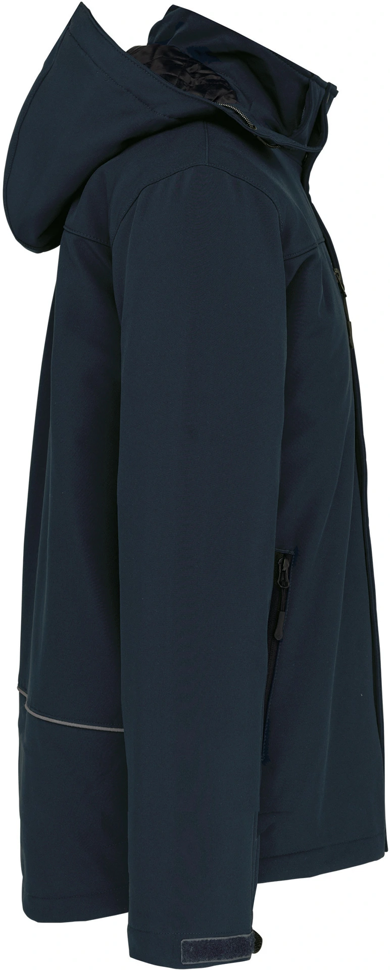kariban-K650-herren-3-lagen-kapuzen-softshell-parka-navy-right-5 Kariban Herren 3-Lagen Kapuzen Softshell Parka