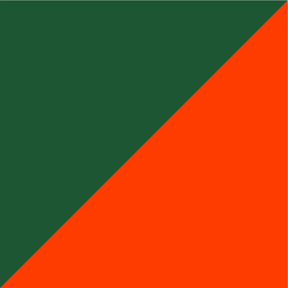 flaschengrün/neonorange