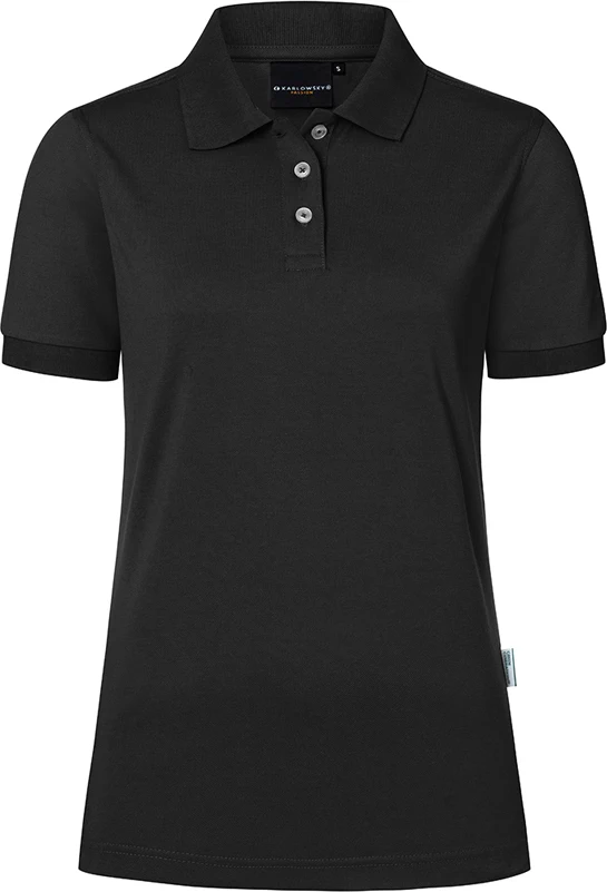 karlowsky-pf6-damen-workwear-poloshirtshirt-modern-flair-black-front-3 KARLOWSKY Damen Workwear Poloshirt Modern-Flair