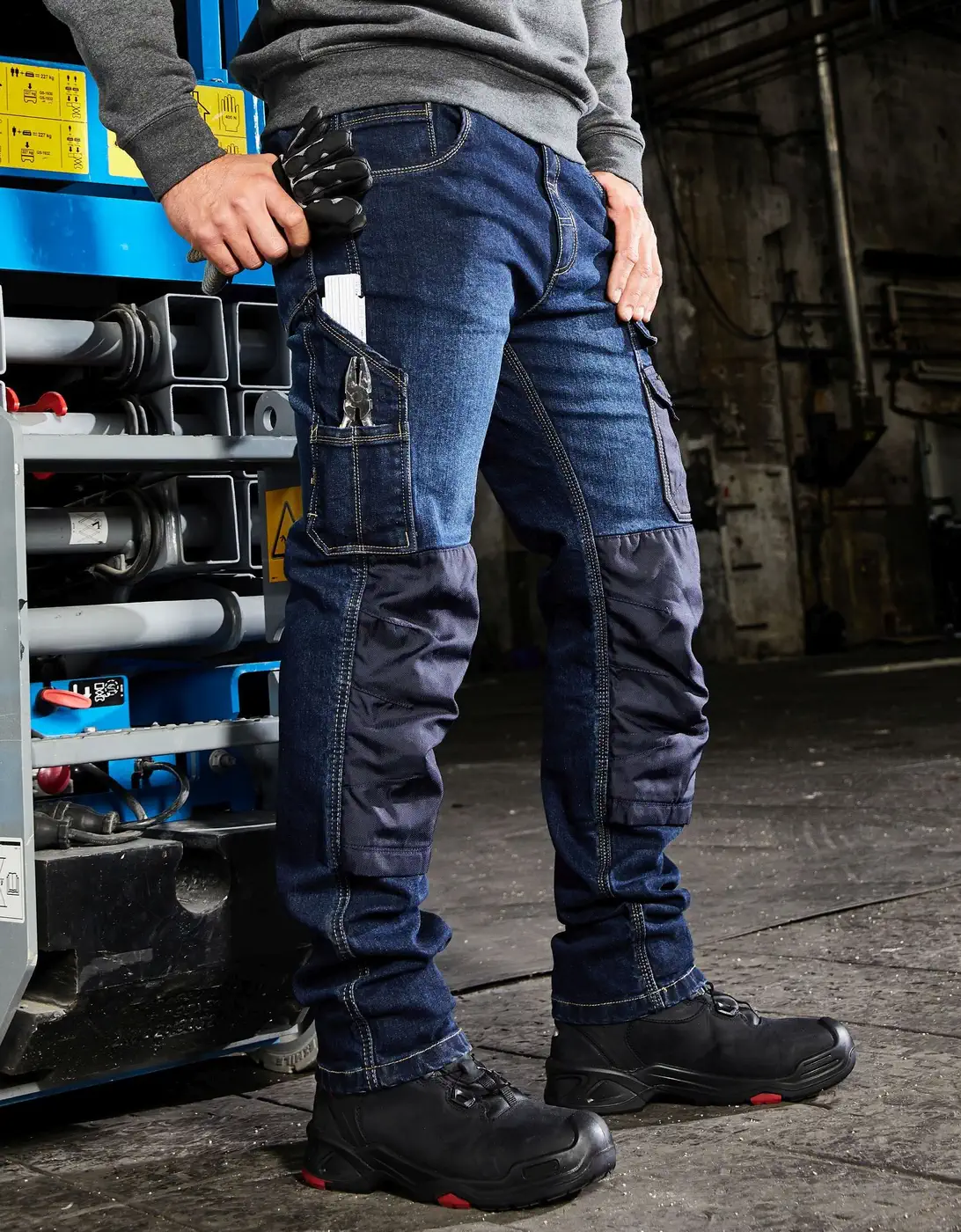 James & Nicholson Workwear Stretch-Jeans