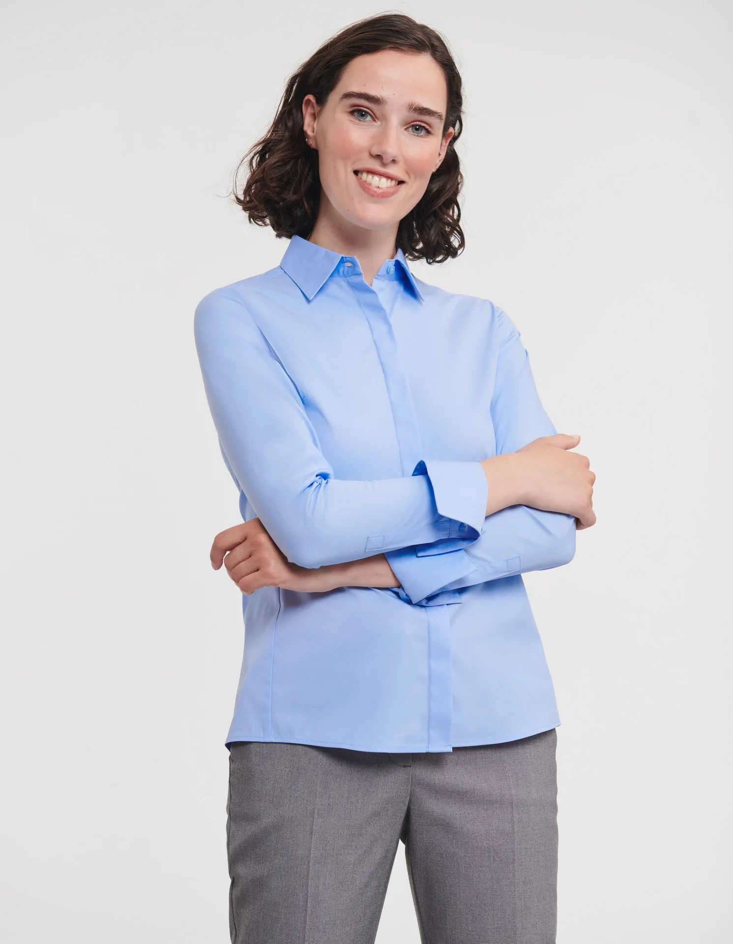 Russell Ladies Long Sleeve Ultimate Stretch Shirt