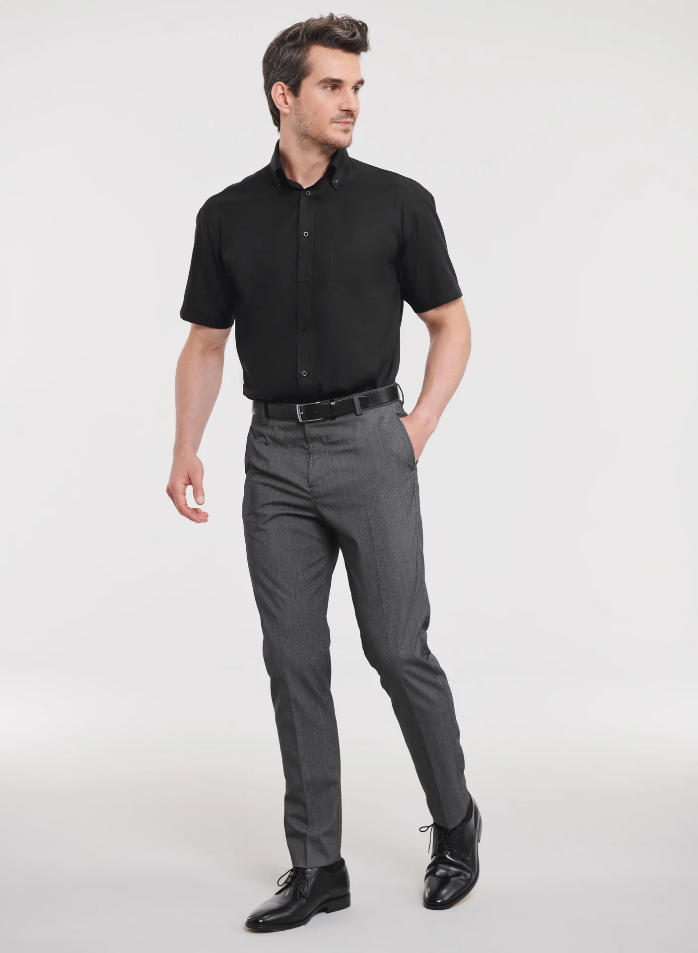 Russell Men's Short Sleeve Ultimate Non-Iron Shirt