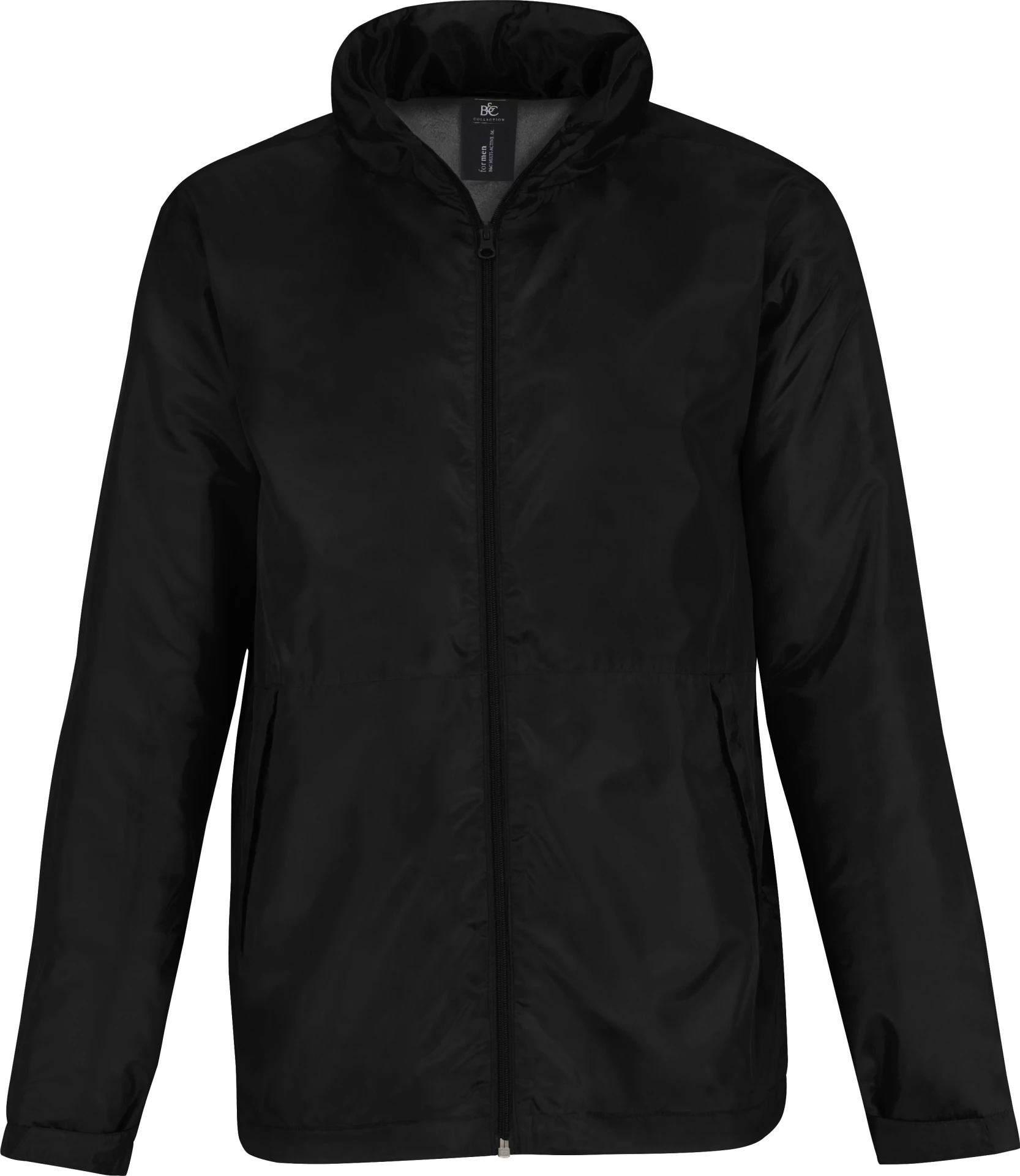 BC-JM825-Multi-Active-men-black-front-1 B&C Jacket Multi-Active Men
