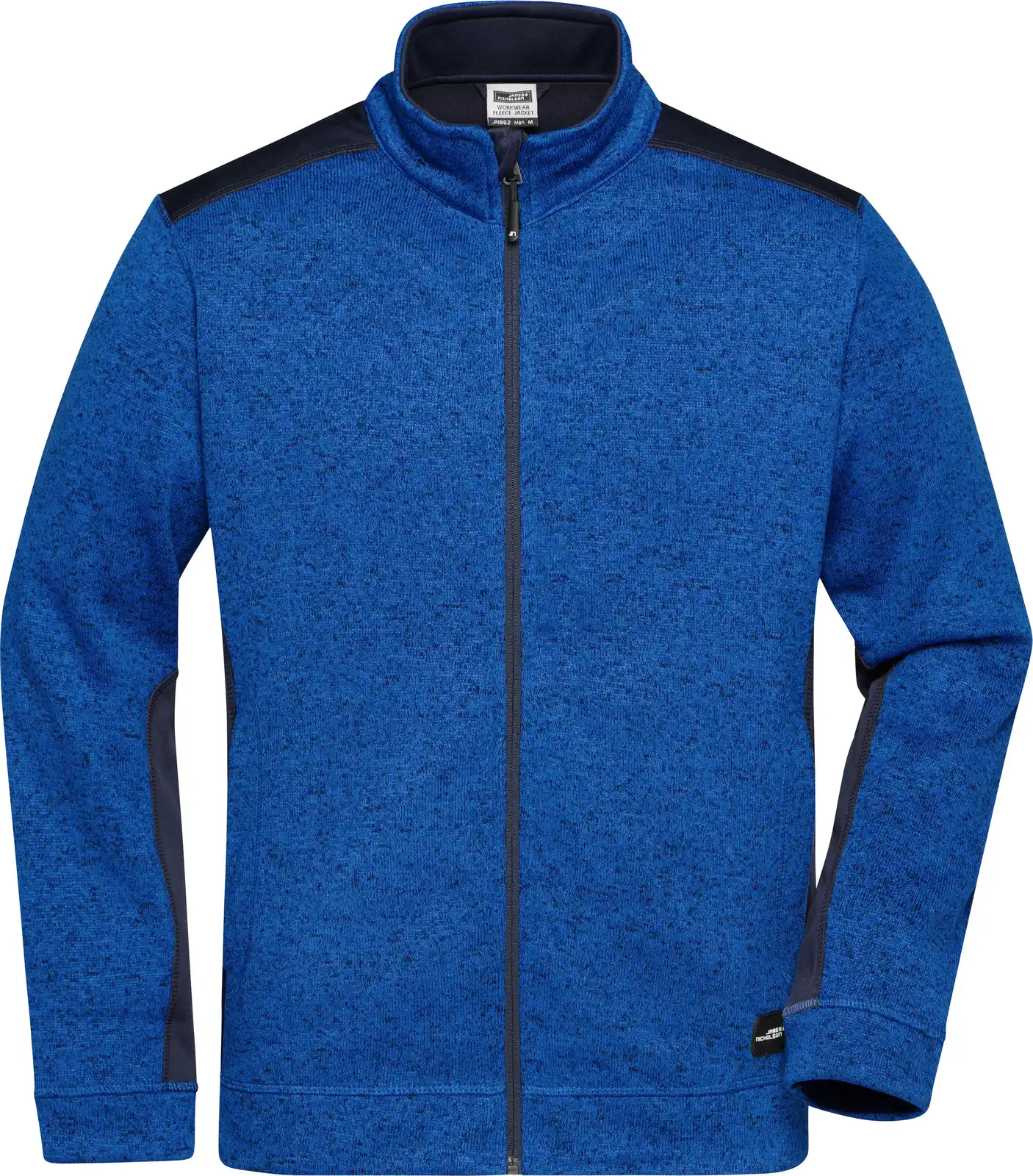 James & Nicholson Men's Knitted Workwear Fleece Jacket -STRONG-