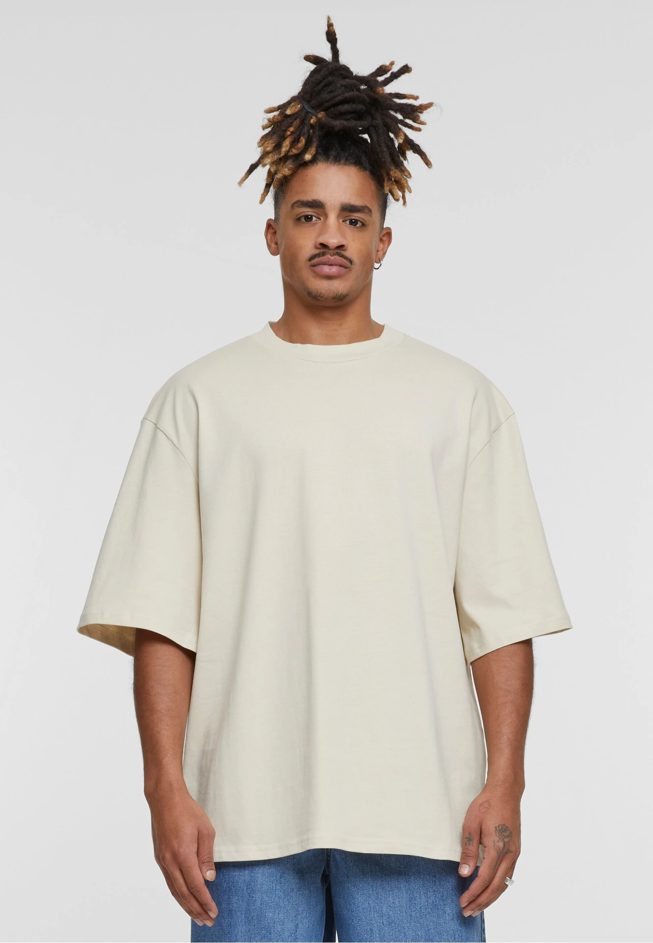 Build Your Brand Oversized Sleeve Tee
