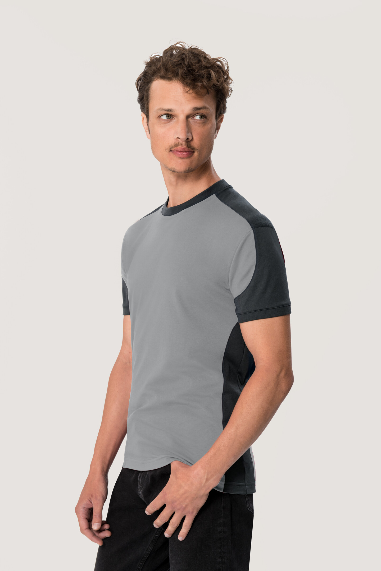 HAKRO T-Shirt-Contrast 290 Mikralinar®