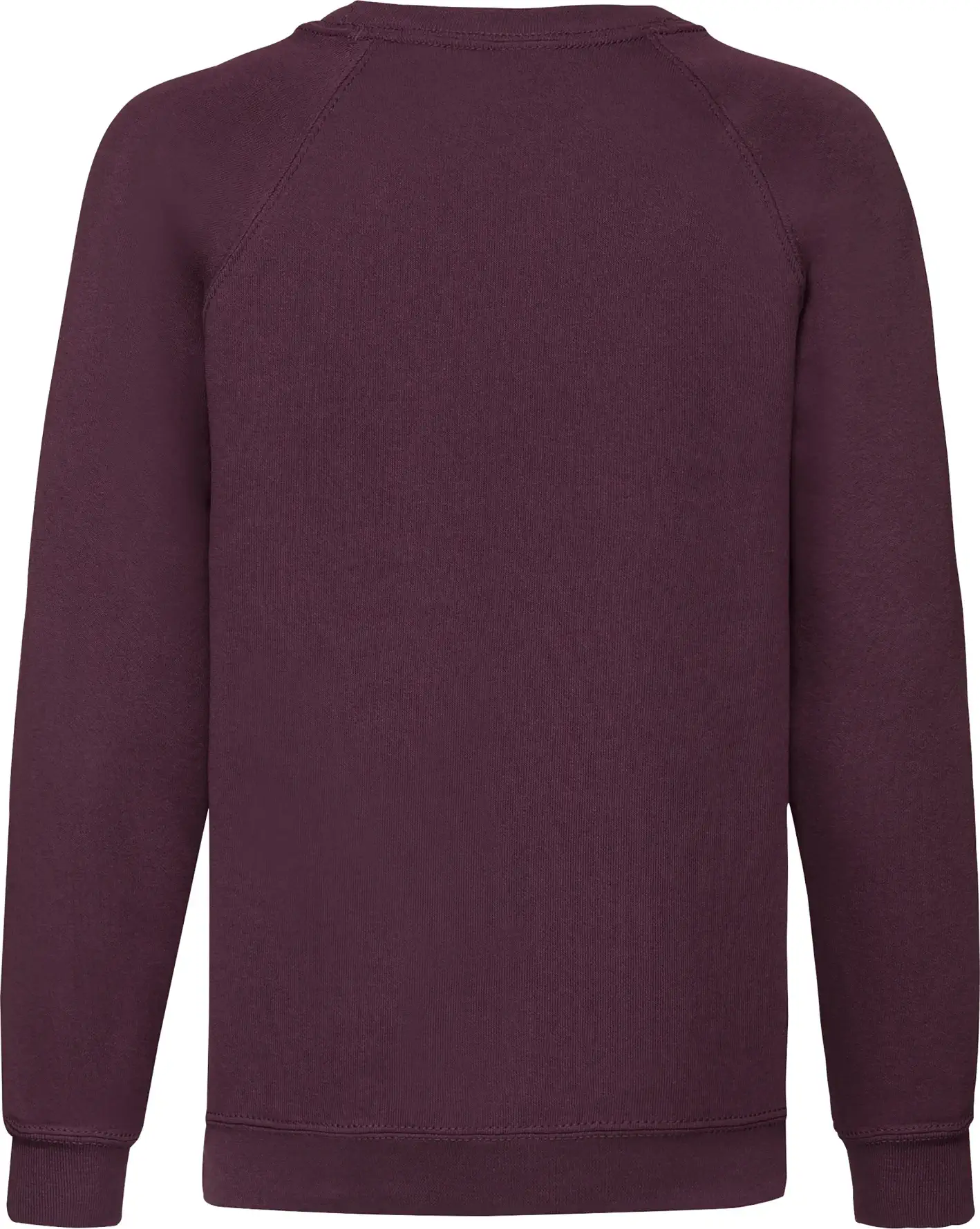 fruit-of-the-loom-62-039-0-kids-classic-raglan-sweatshirt-burgundy-6 F.O.L. Classic Raglan Sweat Kids