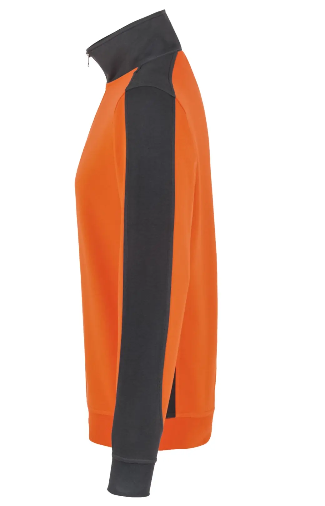 HAKRO Zip-Sweatshirt 476 Contrast Mikralinar®