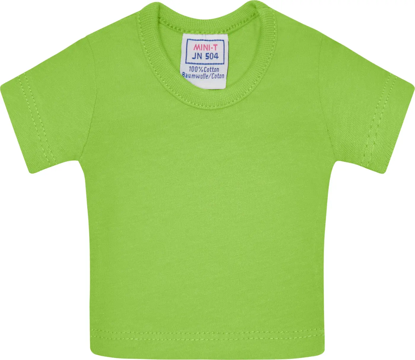 jn504-mini-t-shirt-limegreen-front-3 James & Nicholson Mini-T