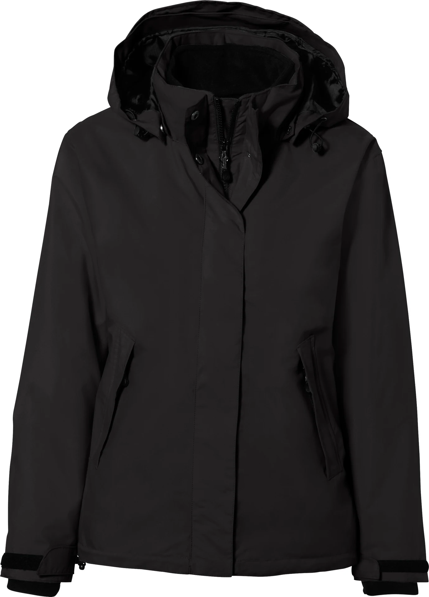 hakro-253-damen-3-in-1-activejacke-schwarz-front-1 HAKRO Women-Active-Jacke 253 Aspen
