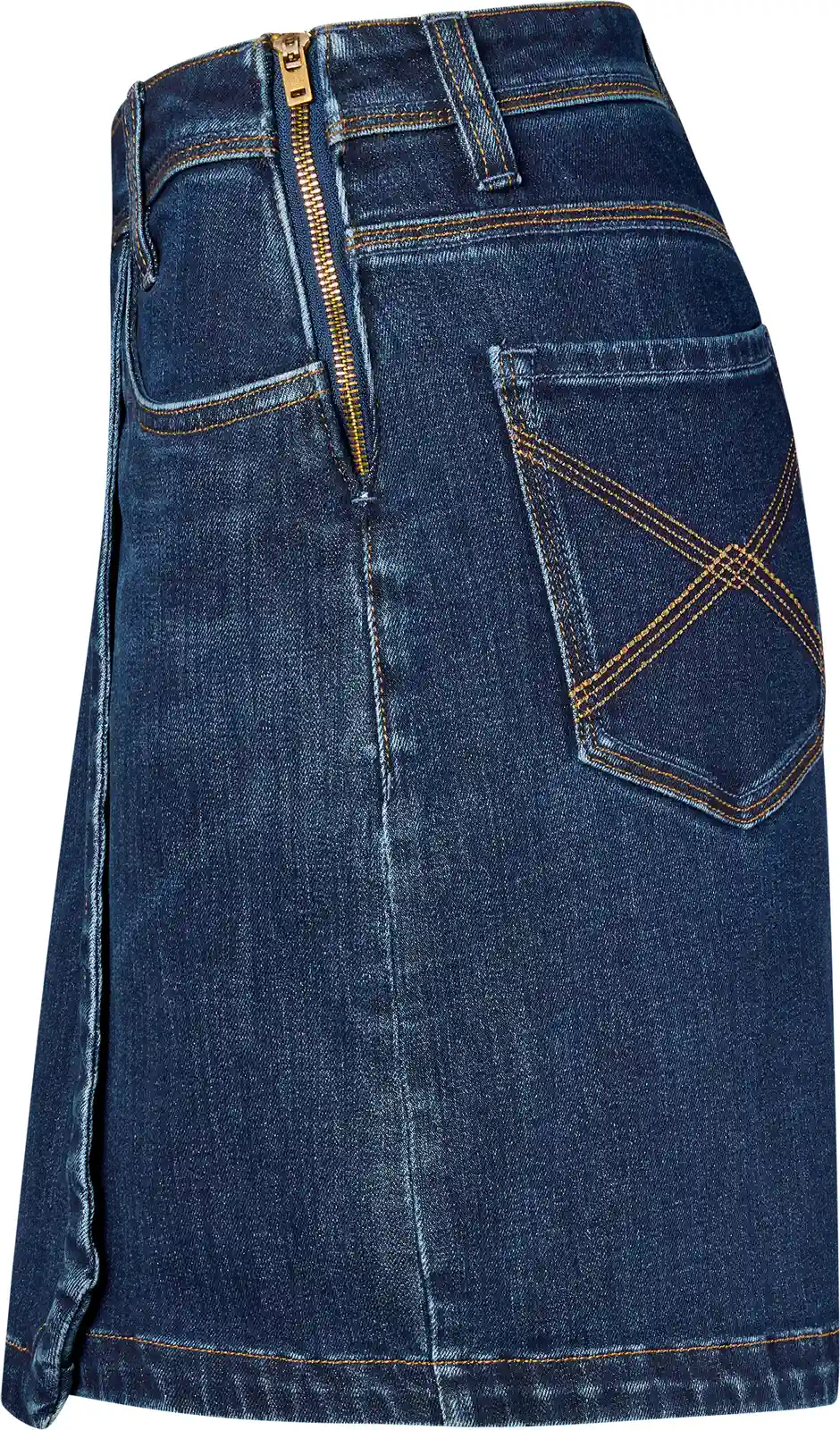 HAKRO Damen 5-Pocket-Jeansskort X-Stretch 732 ECO