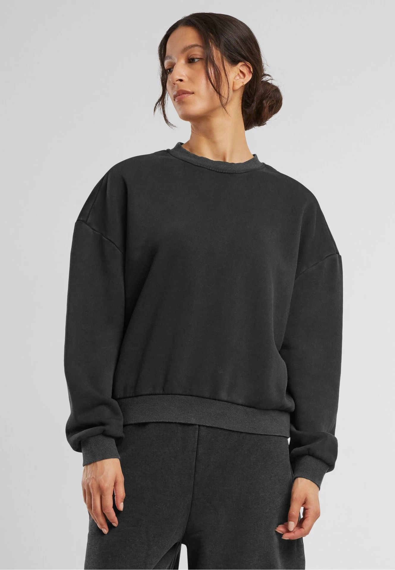 Build Your Brand Ladies Vintage Heavy Crewneck