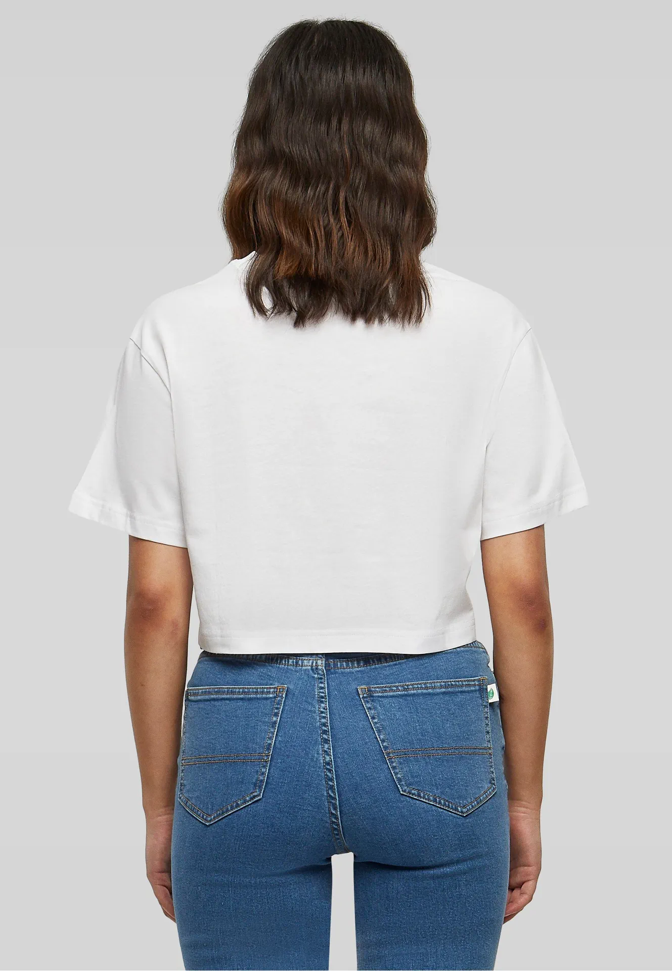 Build Your Brand Ladies Short Oversized Tee
