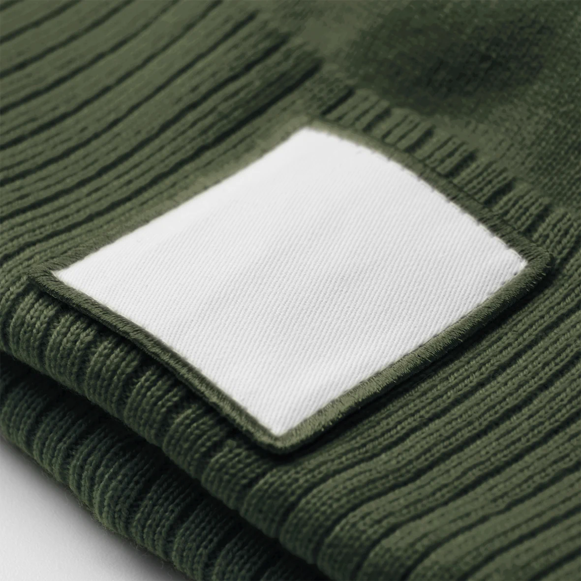 Beechfield Appliqué Patch Pom Beanie