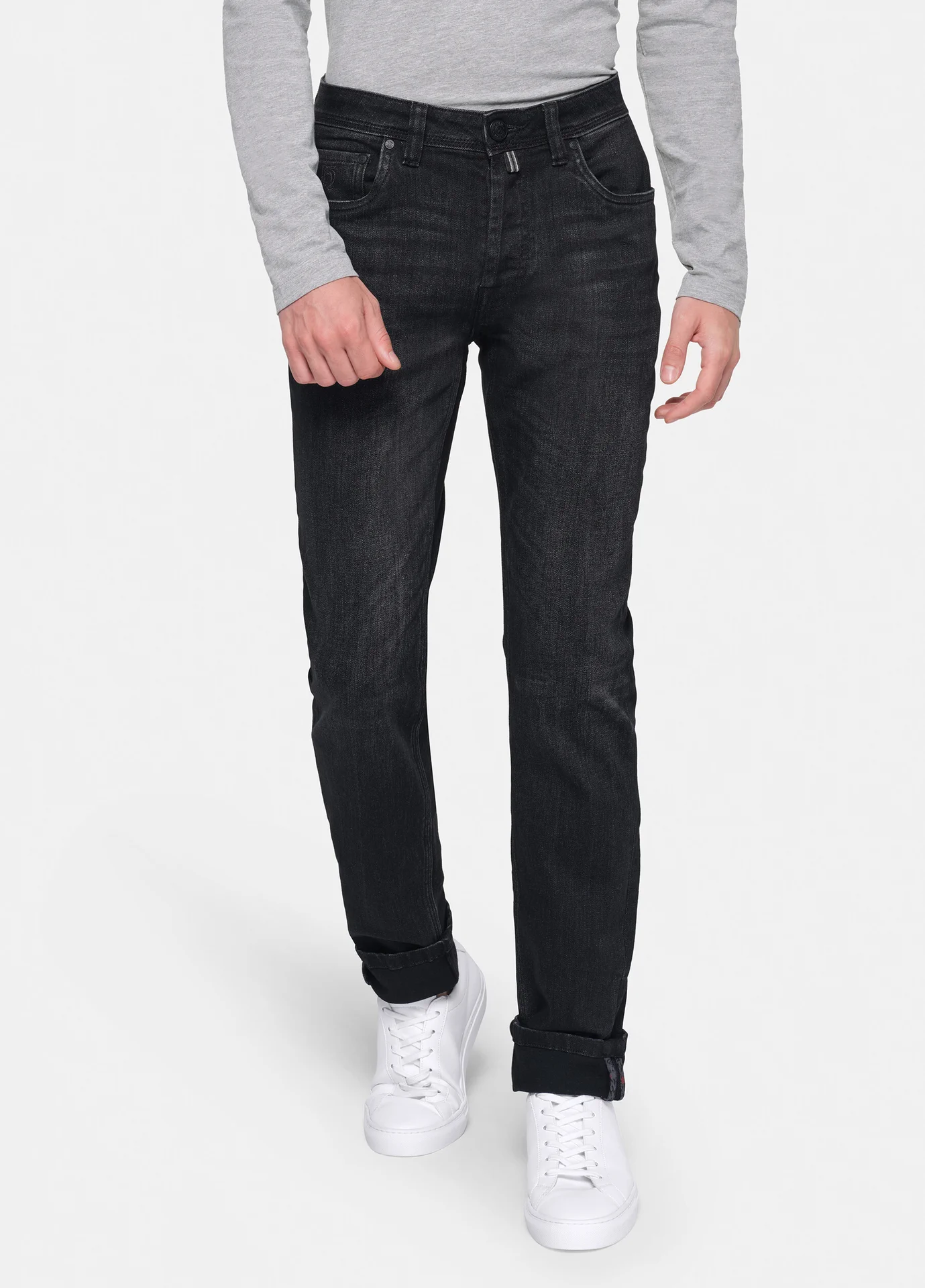 hakro-731-5-pocket-jeanshose-x-stretch-eco-schwarz-model-0 HAKRO 5-Pocket-Jeanshose X-Stretch 731 ECO
